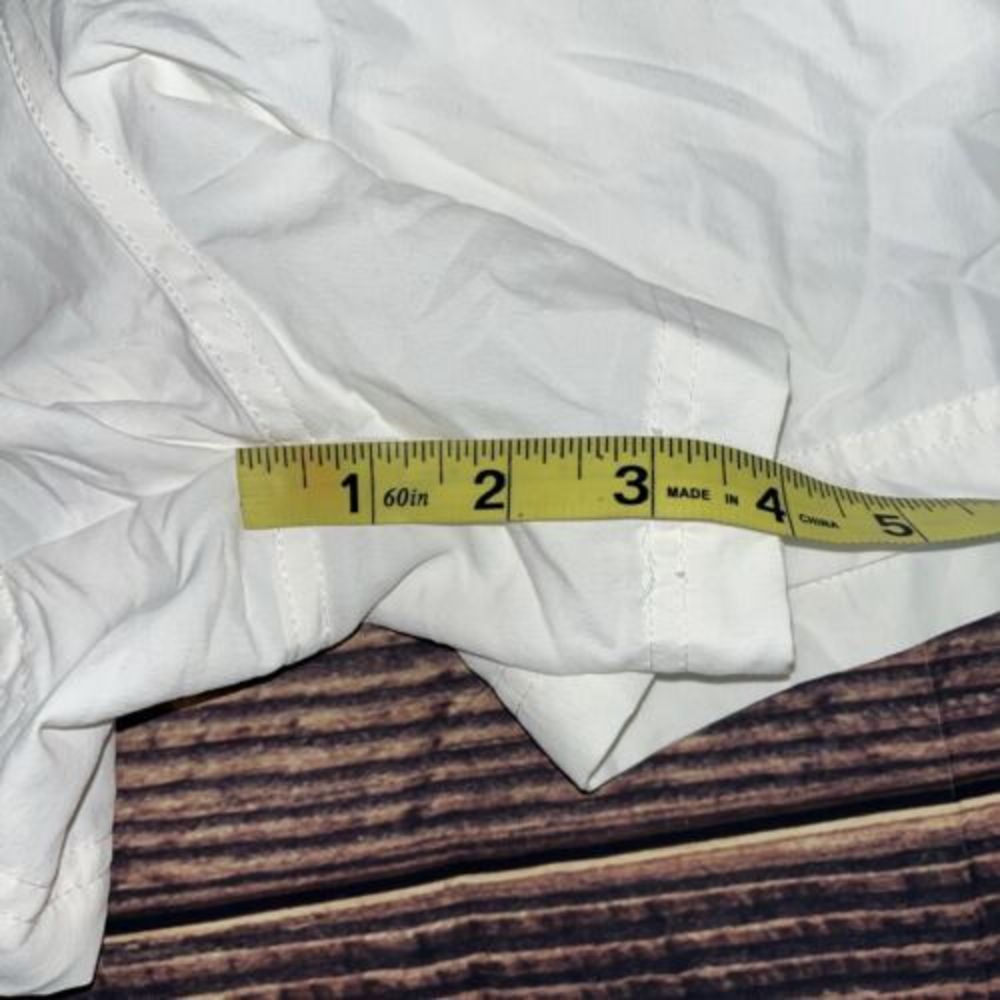 NWT LL Bean Nylon Shorts Women XS WHITE Nylon Drawstring Lined Outdoor UPF 50+ - Picture 6 of 7